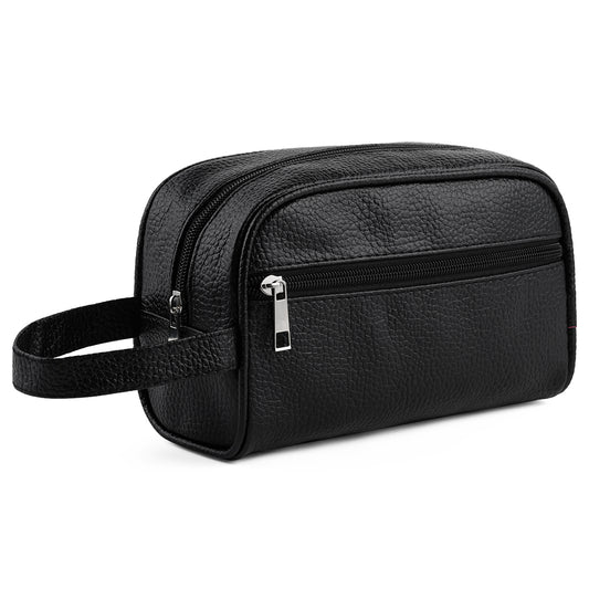 Pochette for Men and Women for Wrist, Pouch for Men and Women by Hand with Strap, Travel Beauty Case, Makeup Trousse, Soft Clutch Bag for Women