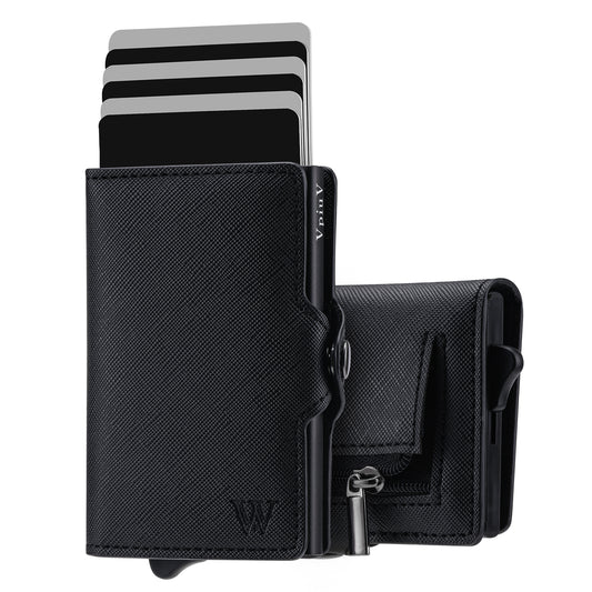 Porta Carte di Credito  Pelle Antigraffio con Protezione RFID NFC