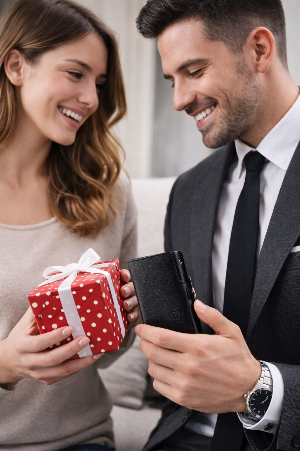 Porta Carte di Credito  Pelle Antigraffio con Protezione RFID NFC