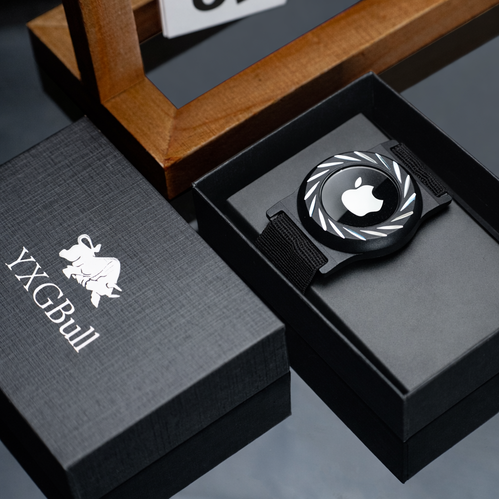 Portatessere Piccolo in Alluminio Compatibile con AirTag