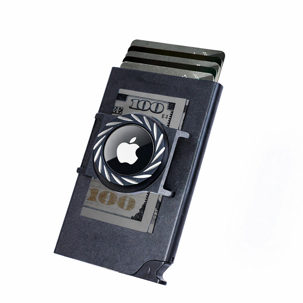 Portatessere Piccolo in Alluminio Compatibile con AirTag