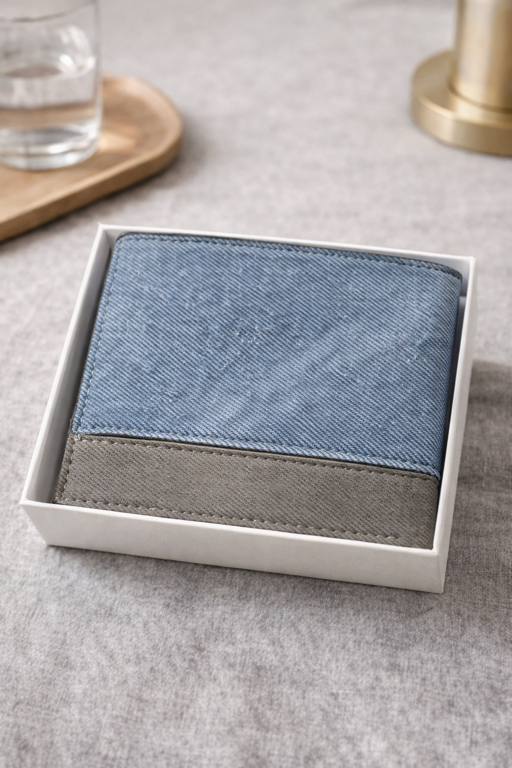 Portafoglio Uomo Pelle Pu Dotato di Scomparti Carte con Protezione RFID, Portamonete Banconote e Documenti, Idea Regalo Uomo dal Design Classico e Raffinato,Morbido