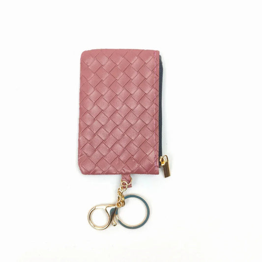 Ruby Weave Keychain Wallet