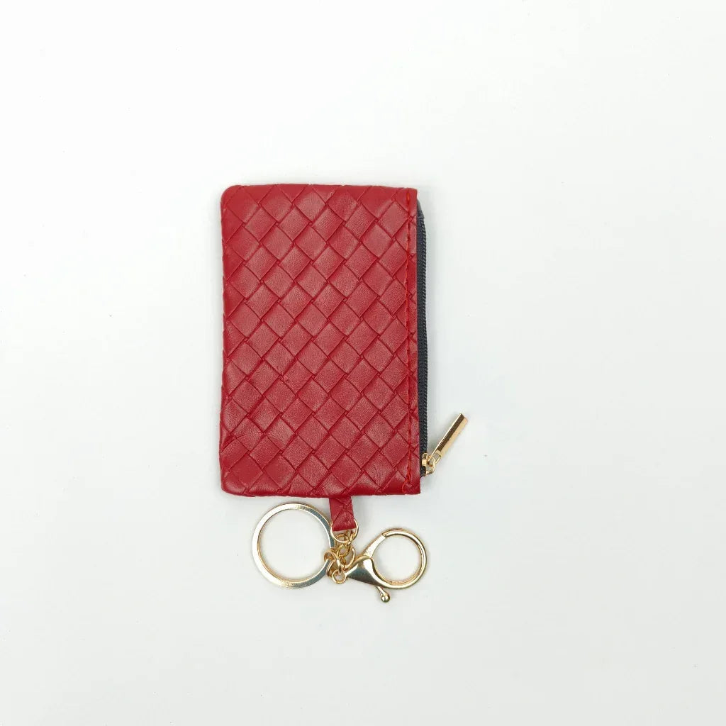 Ruby Weave Keychain Wallet